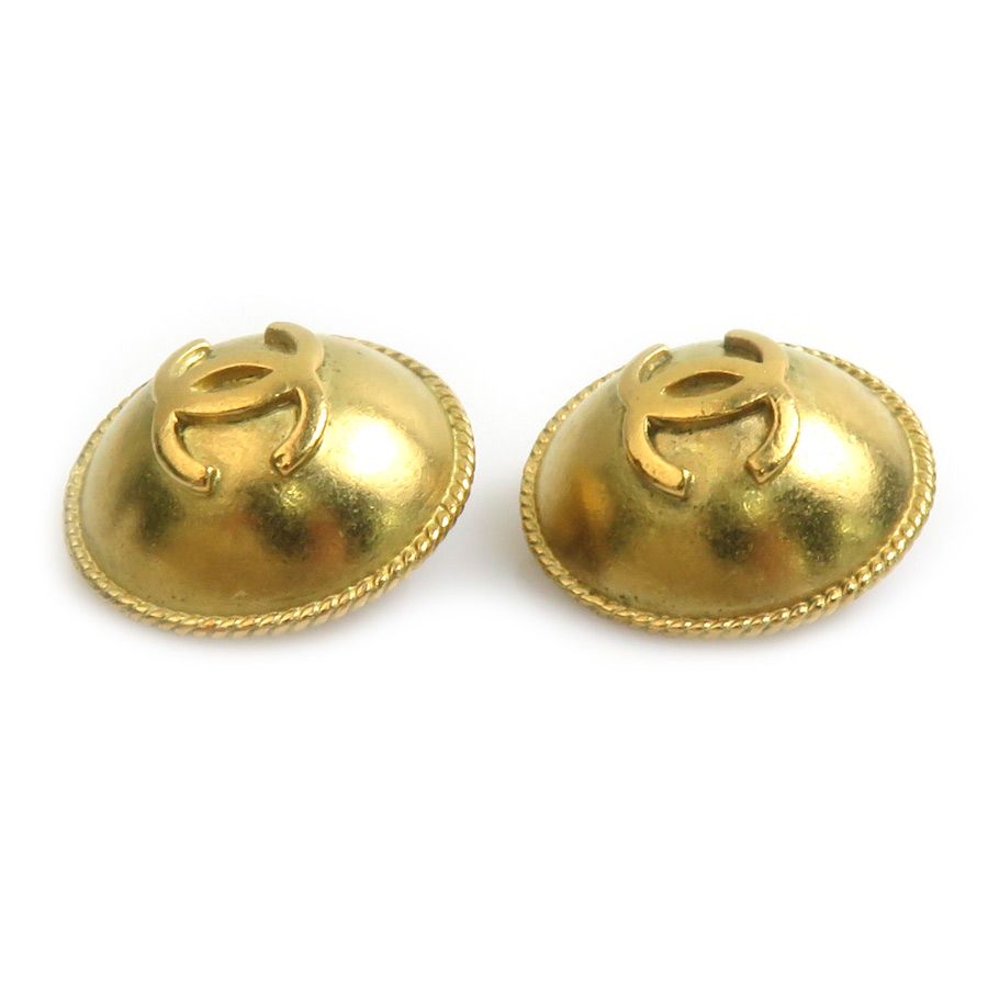 Chanel Earrings CC Logo — view 2