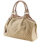 Gucci Sukey Diamante Canvas Beige Tote Bag — view 2