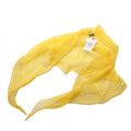 Hermes Scarf Lozange Logo Sheer Silk Yellow