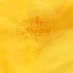 Hermes Scarf Lozange Logo Sheer Silk Yellow — view 2