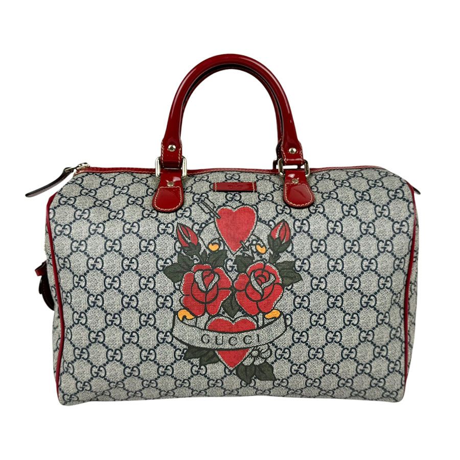 Gucci Boston Bag Travel Bag Red
