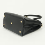 Dior Saint Honore Small 30 Montaigne Tote Shoulder Bag Leather Black Gold 2-Way — view 5