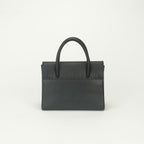 Dior Saint Honore Small 30 Montaigne Tote Shoulder Bag Leather Black Gold 2-Way — view 3