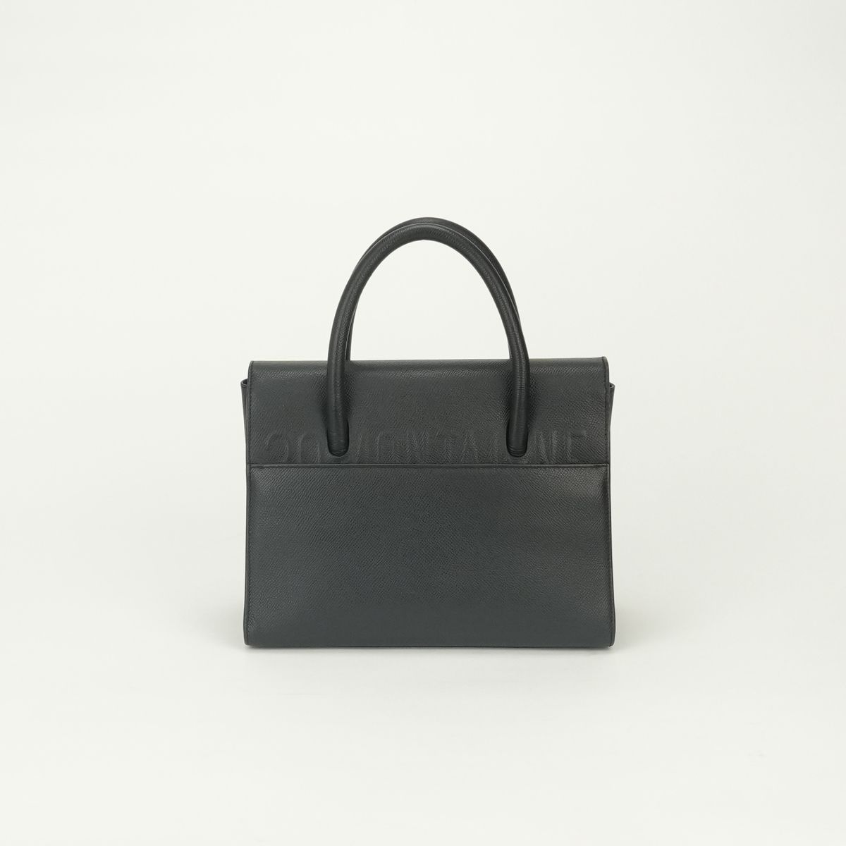 Dior Saint Honore Small 30 Montaigne Tote Shoulder Bag Leather Black Gold 2-Way — view 3