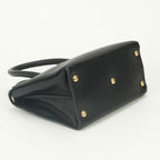 Dior Saint Honore Small 30 Montaigne Tote Shoulder Bag Leather Black Gold 2-Way — view 6