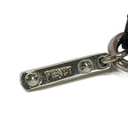 Fendi Key Holder Fruit Light Green Light Pink Multi Leather Fur — view 3