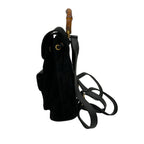 Gucci Backpack Bamboo Black Brown Leather — view 2