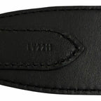 Louis Vuitton Leather Logo Design Shoulder Strap Black Silver — view 7