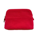 Hermes Pouch Bolide 20 Pink Light Brown Silver Leather