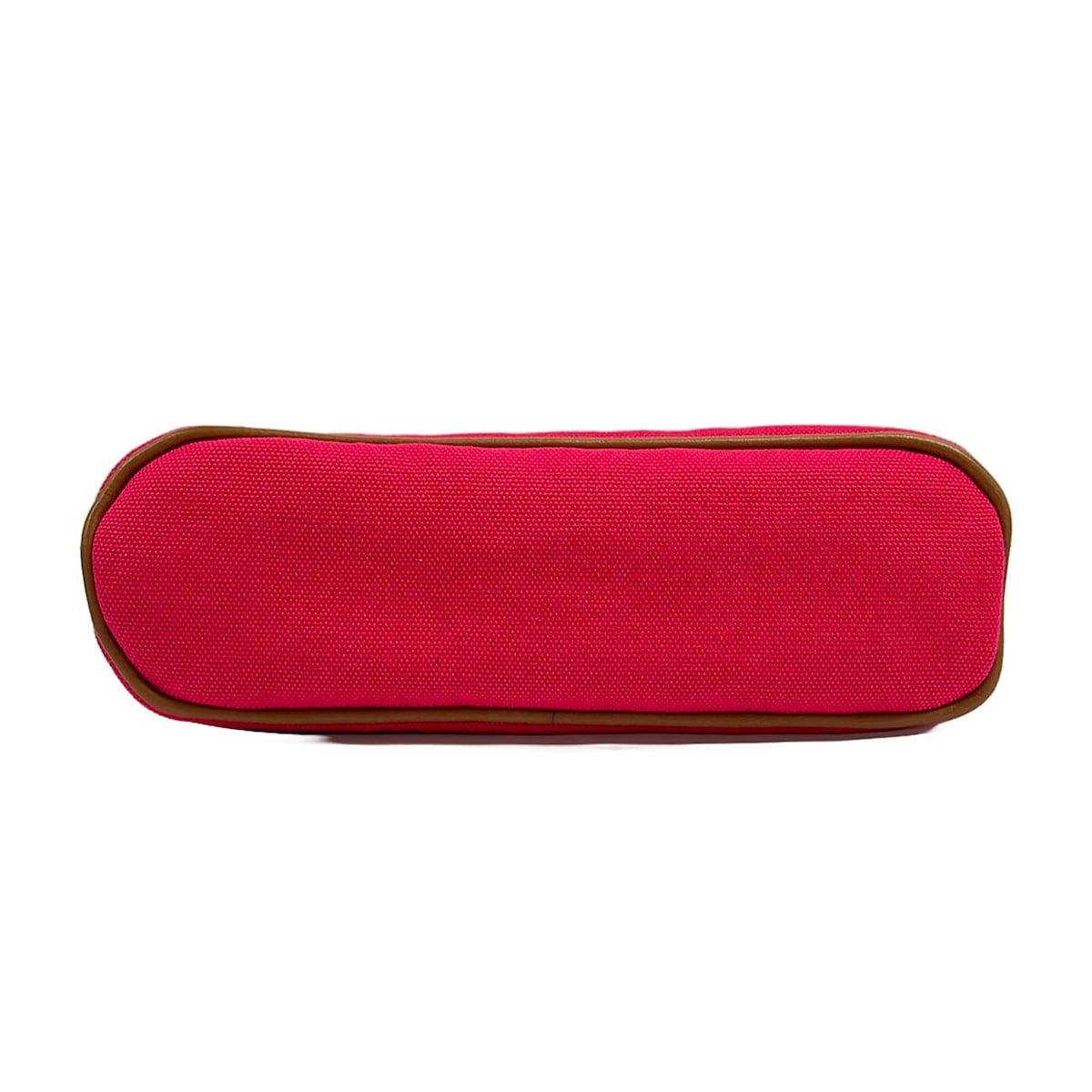 Hermes Pouch Bolide 20 Pink Light Brown Silver Leather — view 3