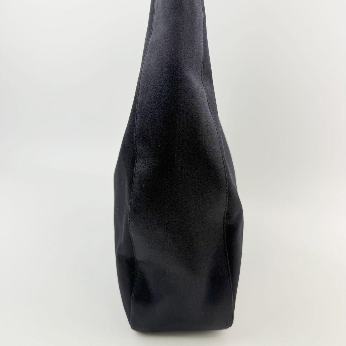 Prada Tessuto Triangle Logo Hobo Shoulder Bag Nylon Black Vintage — view 6