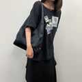 Prada Tessuto Triangle Logo Hobo Shoulder Bag Nylon Black Vintage
