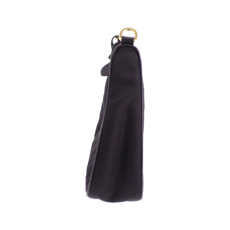 Prada Re-Nylon Bag 2-Way Bag Nylon Black Gold — view 4