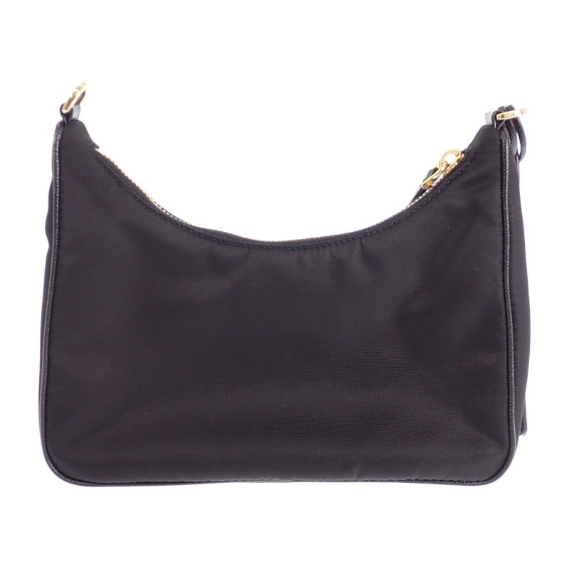Prada Re-Nylon Bag 2-Way Bag Nylon Black Gold — view 3