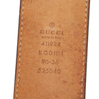 Gucci Interlocking G GG Supreme Leather Belt Logo Buckle Beige — view 7