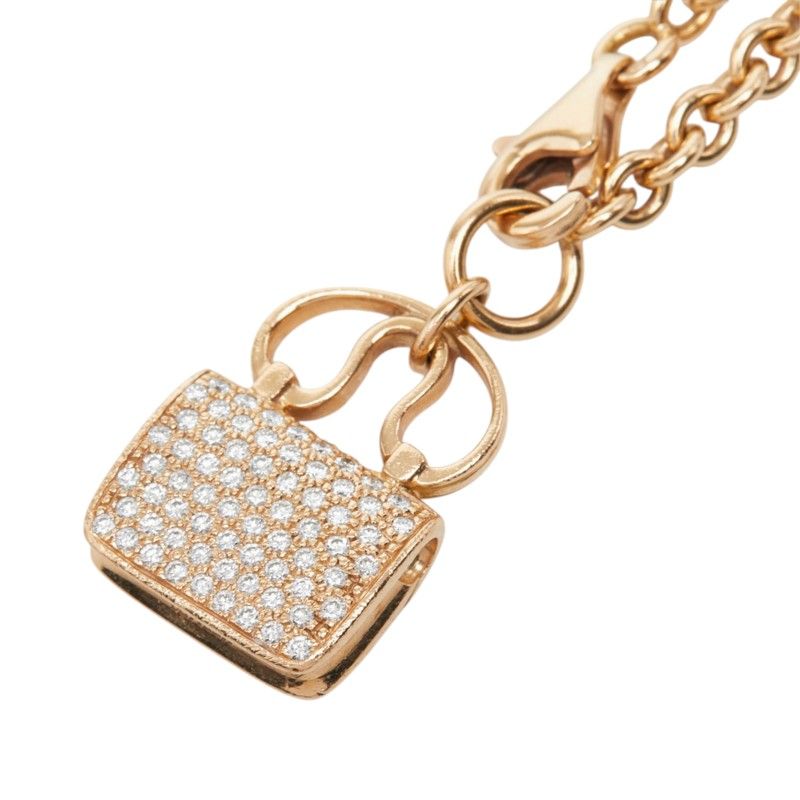 Hermes Amulette Constance ST Bracelet 18k Pink Gold — view 4