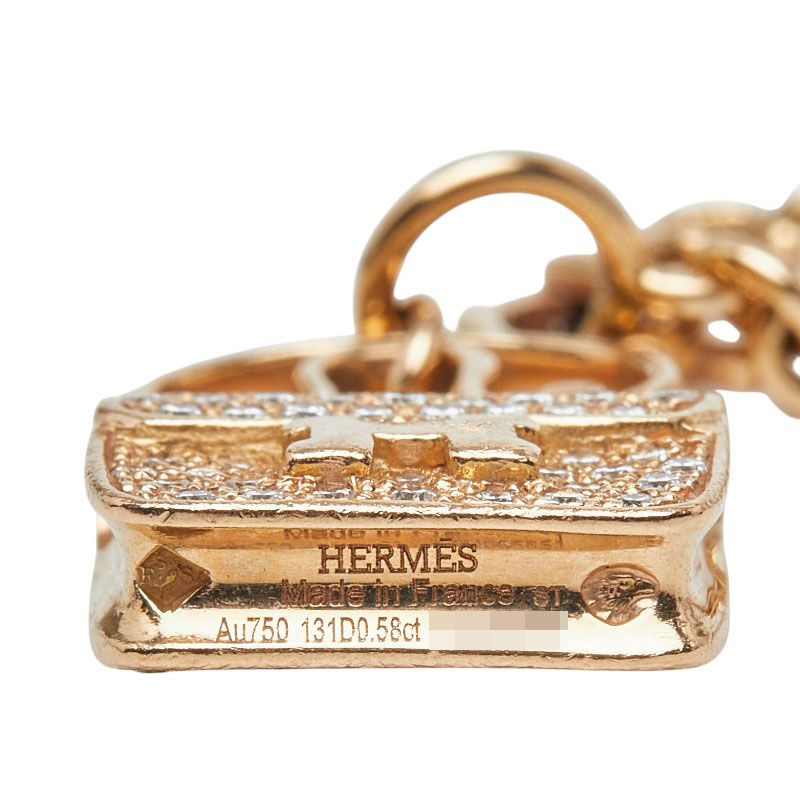 Hermes Amulette Constance ST Bracelet 18k Pink Gold — view 6