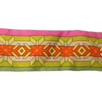 Hermes Mexico Belles du Mexique Twilly Scarf All Over Print Silk Pink — view 4