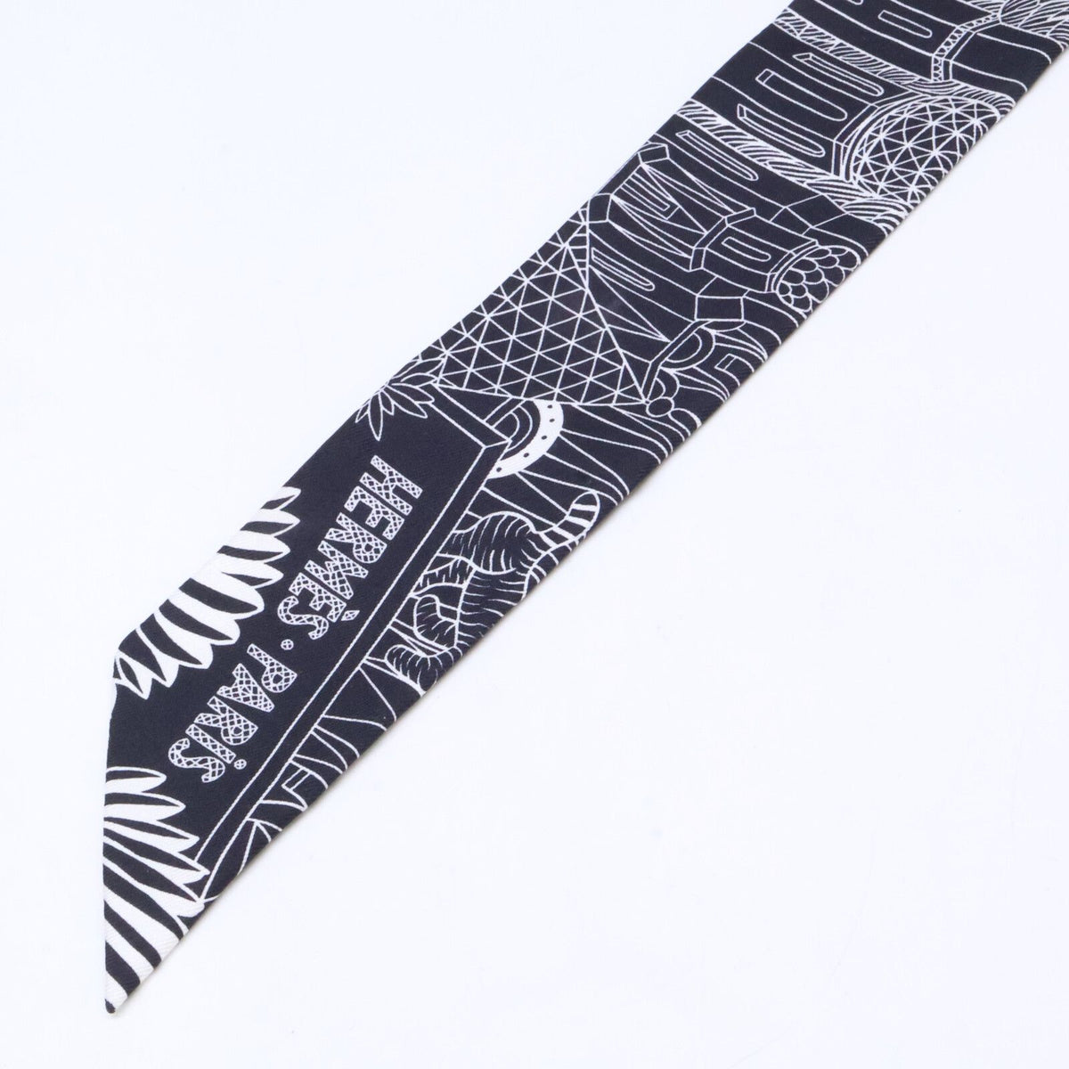 Hermes Animapolis Silk Twilly Scarf — view 2