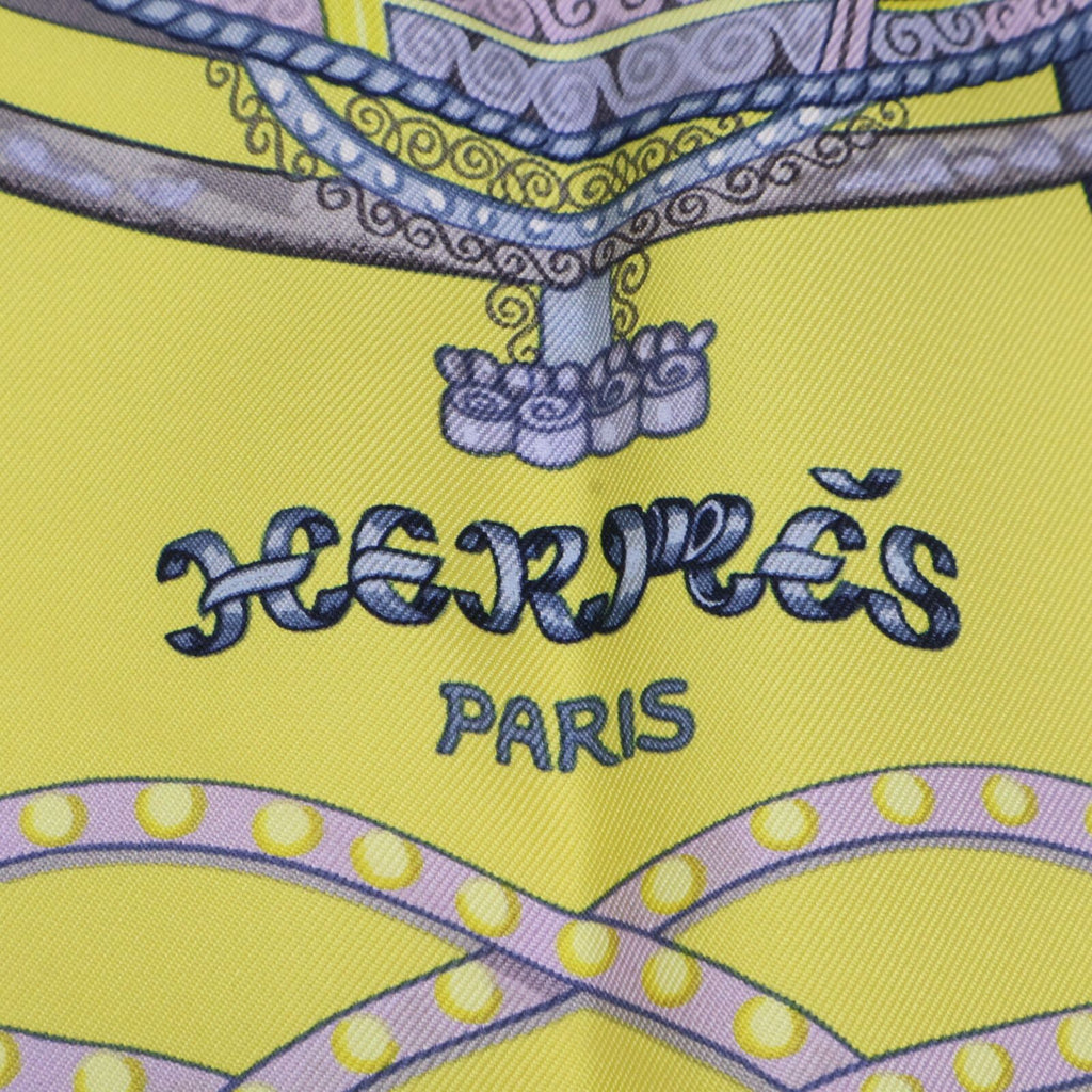 Hermes Paprol Silk Carre 90 Scarf — view 3