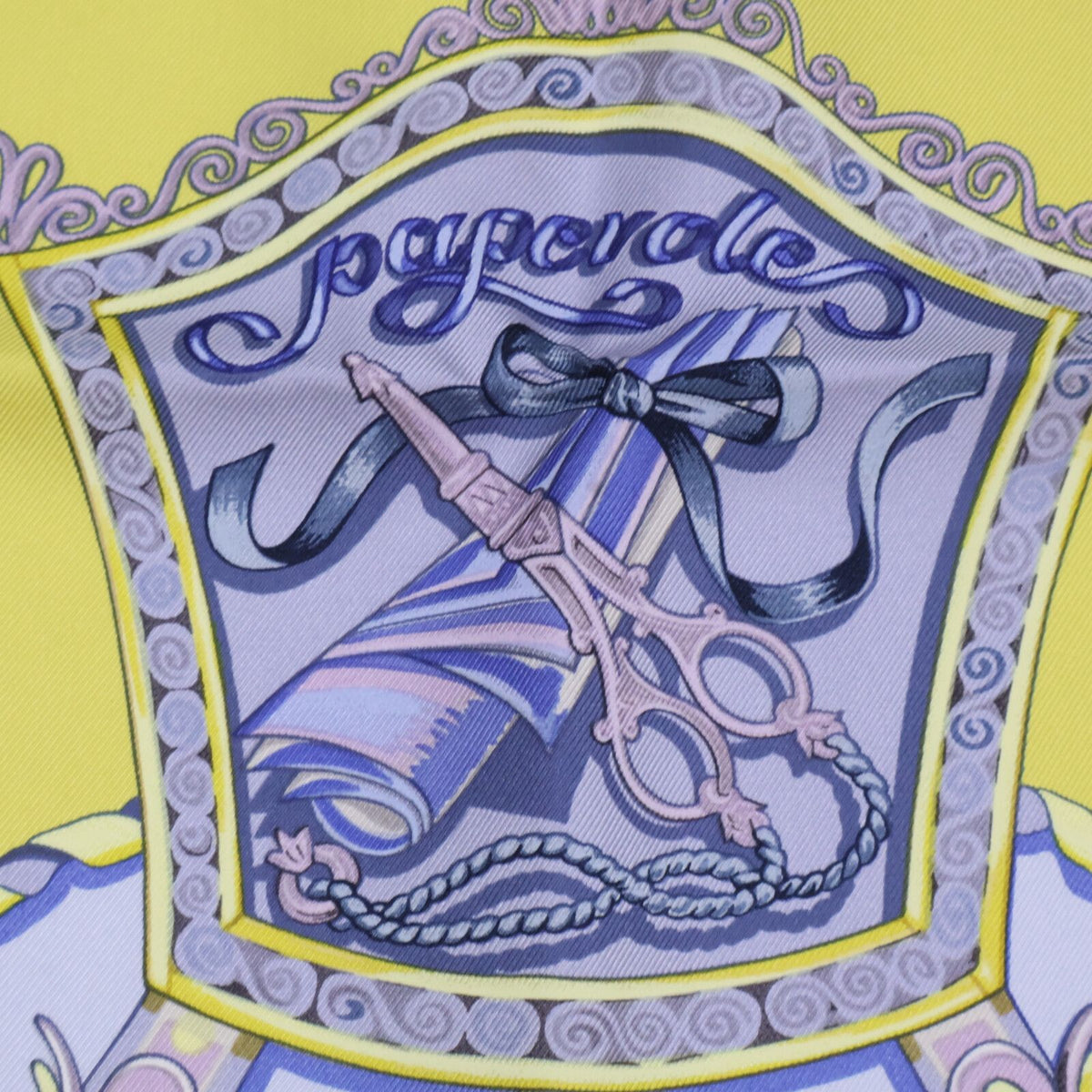 Hermes Paprol Silk Carre 90 Scarf — view 4