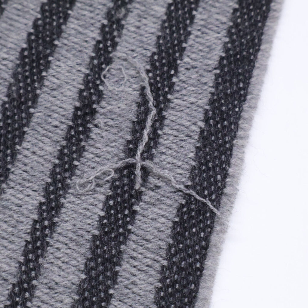 Fendi Wool Fringe Scarf Gray — view 7