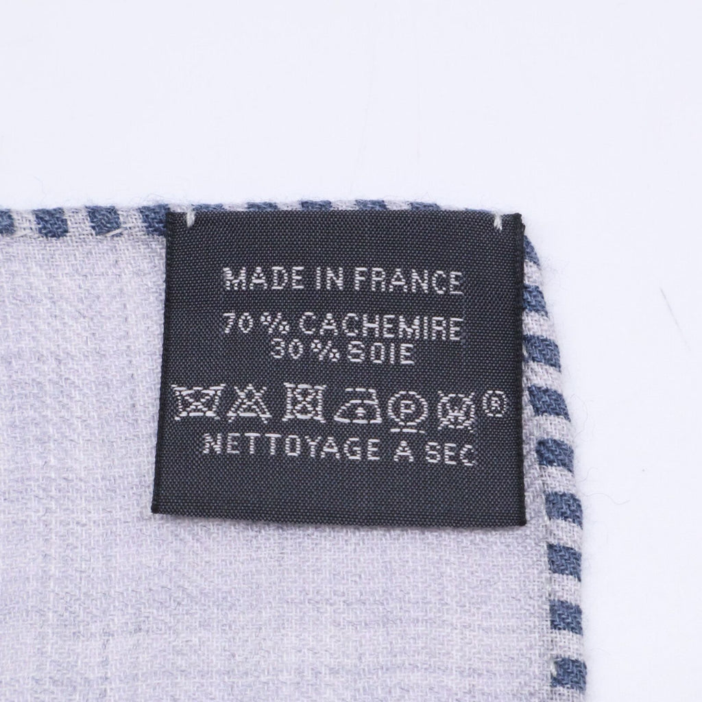 Hermes les Roues de Phaeton Quad Wheel Silk Cashmere Carre Geant 140 Shawl Scarf — view 5