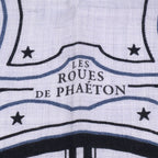Hermes les Roues de Phaeton Quad Wheel Silk Cashmere Carre Geant 140 Shawl Scarf — view 4