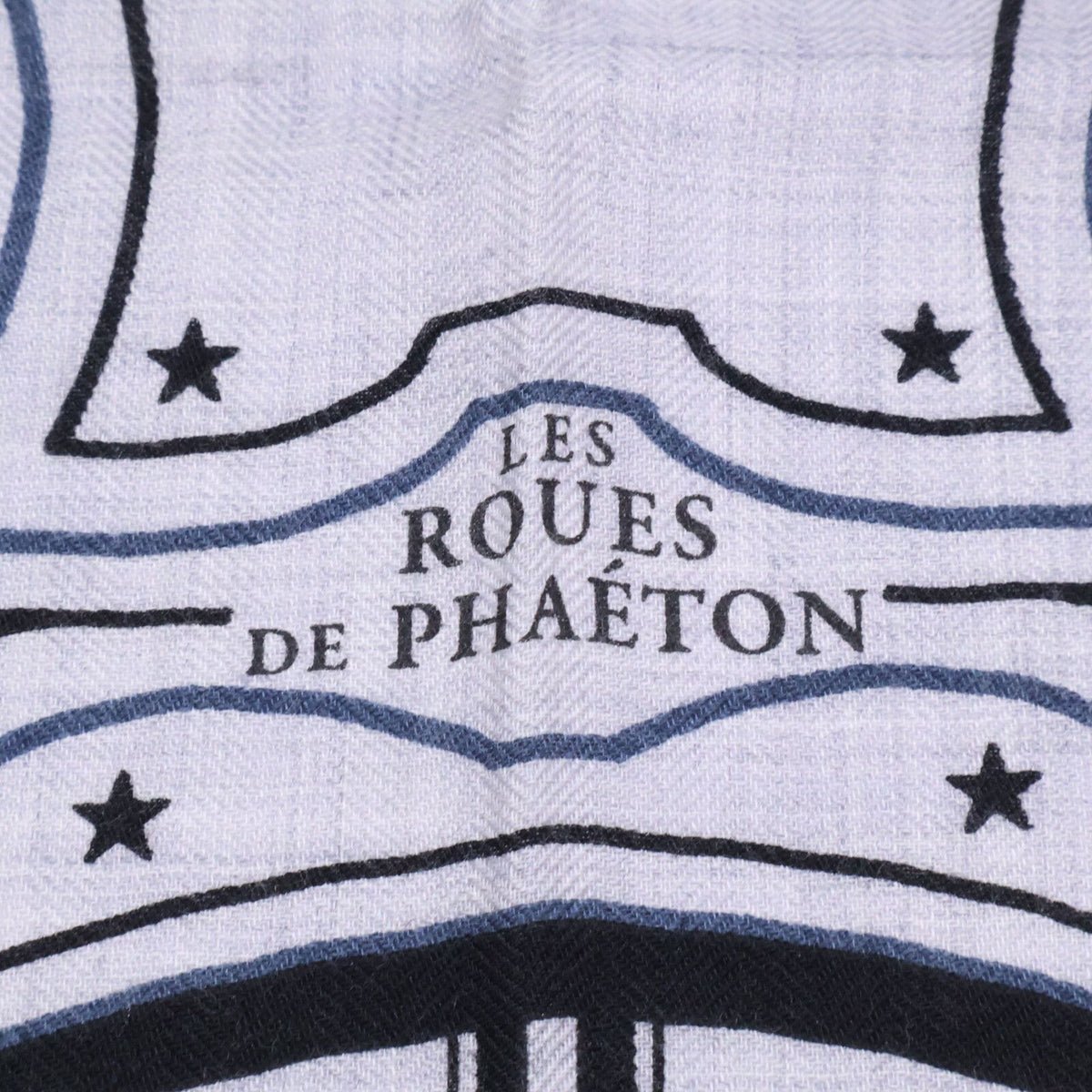 Hermes les Roues de Phaeton Quad Wheel Silk Cashmere Carre Geant 140 Shawl Scarf — view 4