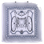 Hermes les Roues de Phaeton Quad Wheel Silk Cashmere Carre Geant 140 Shawl Scarf — view 2