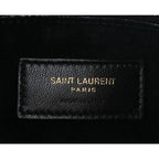 Saint Laurent Paris Leather Boucle Bucket Bag — view 7