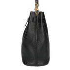 Saint Laurent Paris Leather Boucle Bucket Bag — view 2