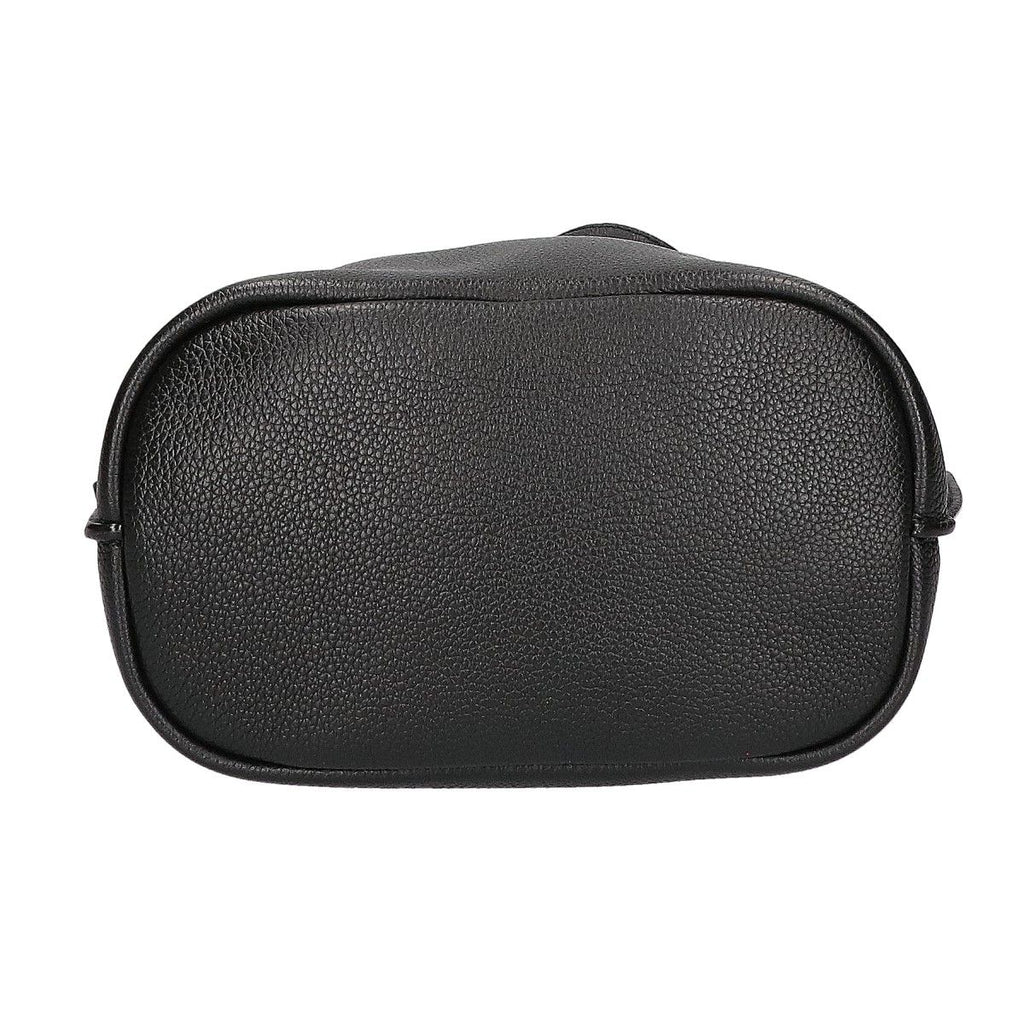 Saint Laurent Paris Leather Boucle Bucket Bag — view 5