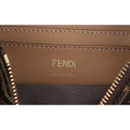 Fendi Baguette Pouch Zucca Pattern FF Jacquard Fabric Slim Clutch Chain — view 7