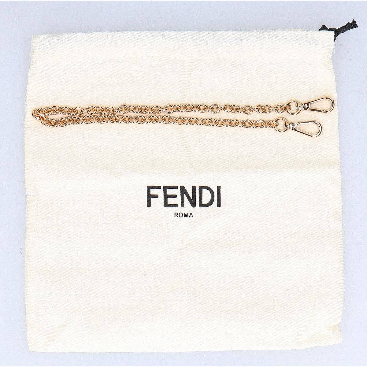 Fendi Baguette Pouch Zucca Pattern FF Jacquard Fabric Slim Clutch Chain — view 8