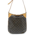 Louis Vuitton Odeon MM Monogram Shoulder Bag Canvas Brown