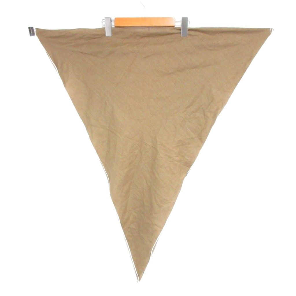 Hermes Losange Scarf Diamond Logo Paneled Design Brown