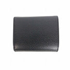 Celine Trifold Wallet in Grained Calfskin Black Bifold — view 2