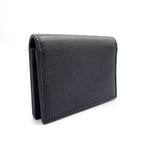 Chanel CC Logo Random Leather Caviar Black Card Case Silver — view 2