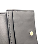 Chanel CC Logo Random Leather Caviar Black Card Case Silver — view 7