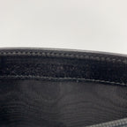 Gucci Imprime GG Pattern Leather Black Bifold Wallet Silver — view 7