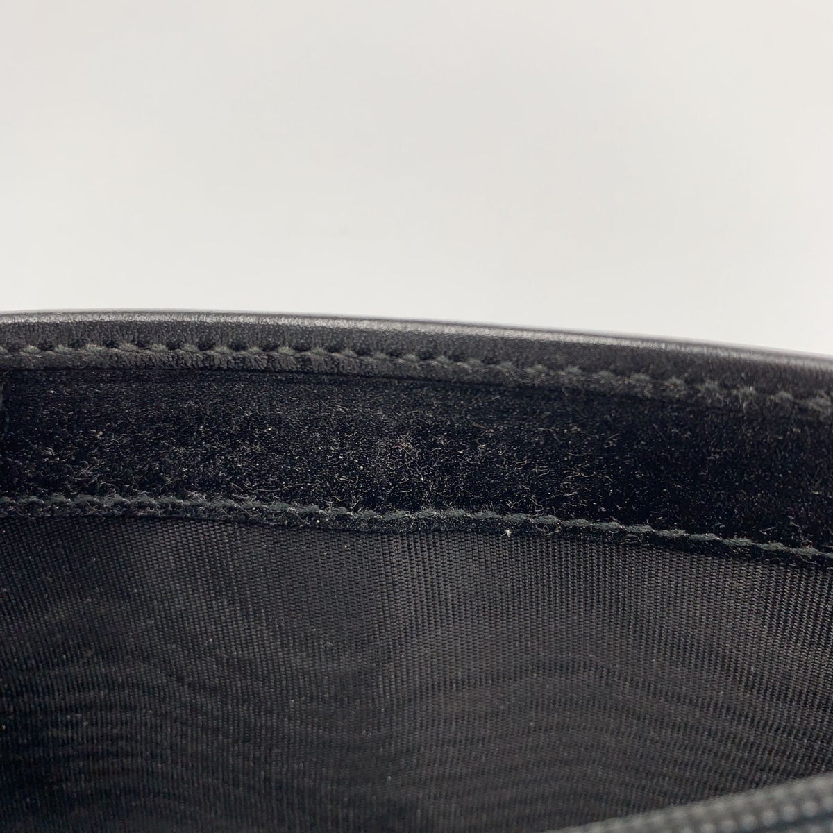 Gucci Imprime GG Pattern Leather Black Bifold Wallet Silver — view 7