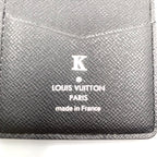 Louis Vuitton Pocket Organizer Monogram Eclipse Leather Black Card Case — view 4