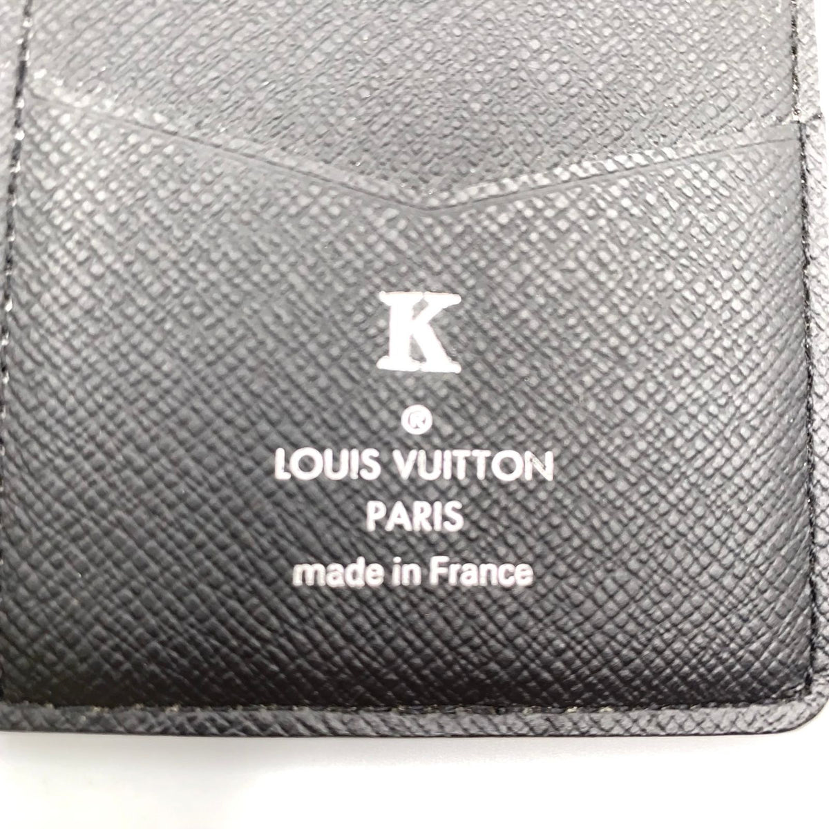 Louis Vuitton Pocket Organizer Monogram Eclipse Leather Black Card Case — view 4