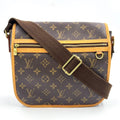 Louis Vuitton Messenger PM Bosphore Monogram Leather Brown Shoulder Bag Gold
