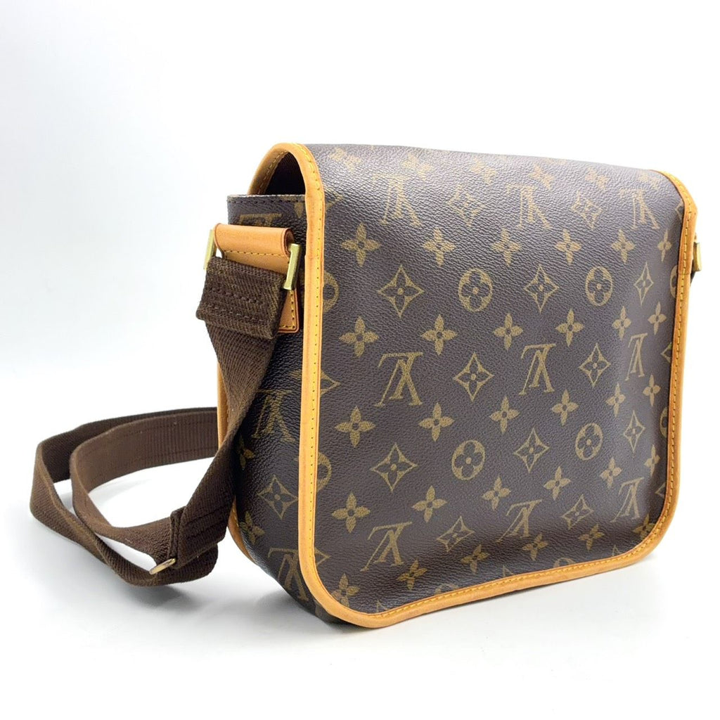 Louis Vuitton Messenger PM Bosphore Monogram Leather Brown Shoulder Bag Gold — view 2