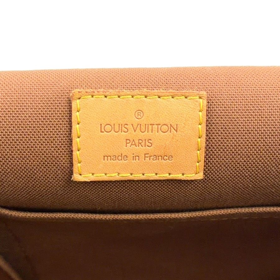 Louis Vuitton Messenger PM Bosphore Monogram Leather Brown Shoulder Bag Gold — view 4