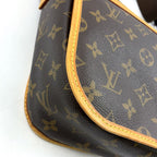 Louis Vuitton Messenger PM Bosphore Monogram Leather Brown Shoulder Bag Gold — view 7