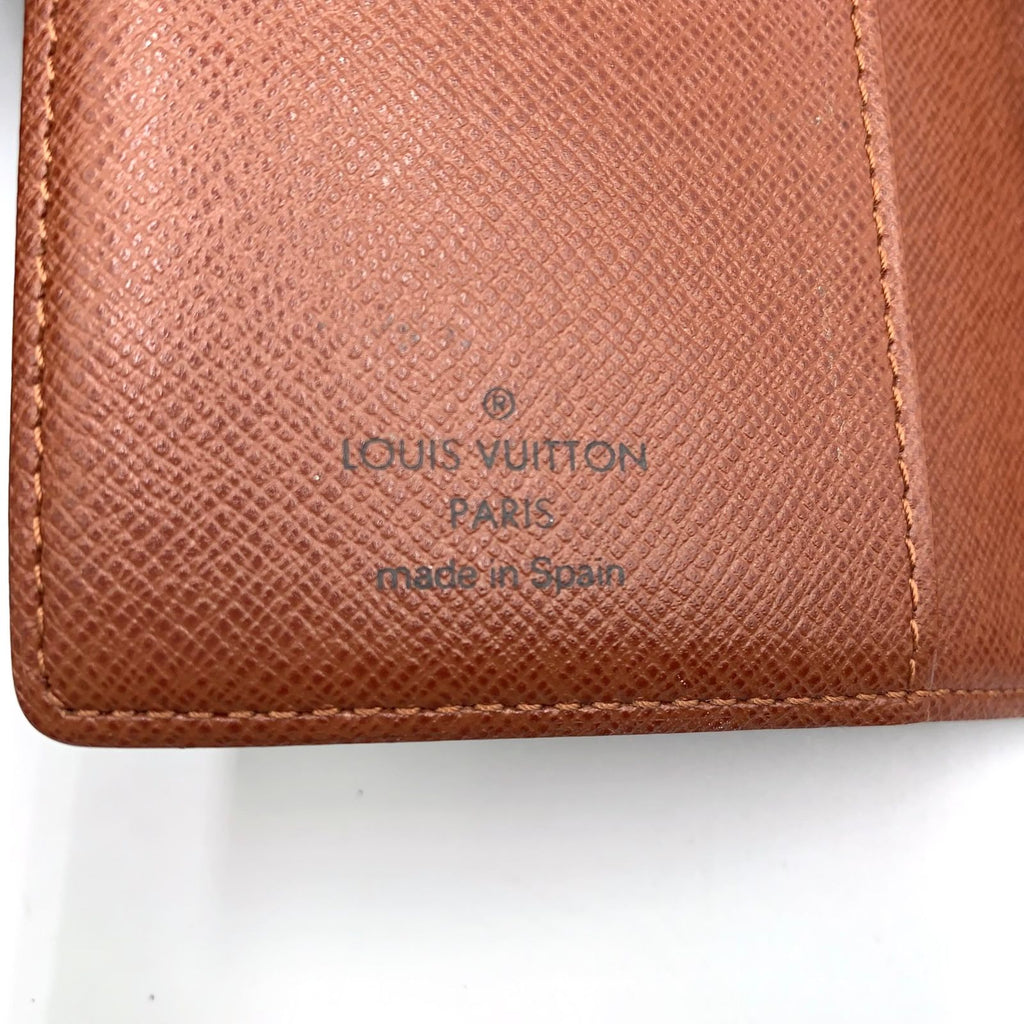 Louis Vuitton Agenda PM Leather Brown Cover Gold — view 4
