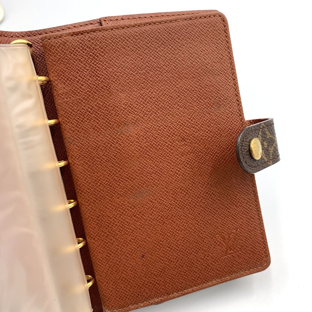 Louis Vuitton Agenda PM Leather Brown Cover Gold — view 6